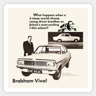 VAUXHALL VIVA BRABHAM - advert Sticker